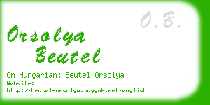 orsolya beutel business card